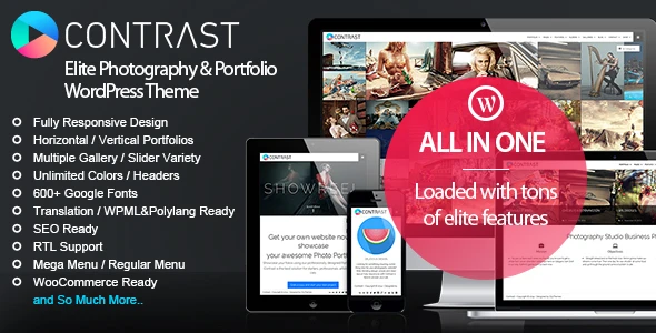 CONTRAST – Elite Photography & Portfolio Theme