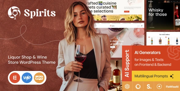 Spirits – Liquor Shop & Wine Store WordPress Theme