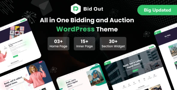 Bidout – Multivendor Bid and Auction WordPress Theme