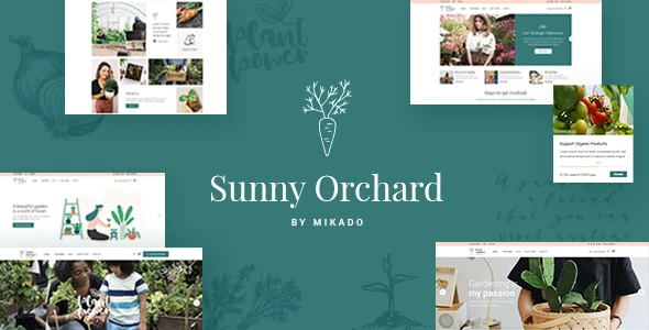 SunnyOrchard – Landscaping and Gardening WordPress Theme