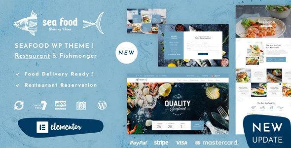 Pesce – Seafood Restaurant WordPress Theme